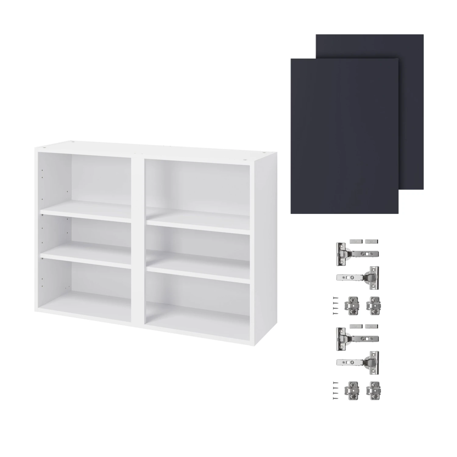 GoodHome Stevia Matt Blue Slab Wall Kitchen Cabinet (W)1000mm (H)720mm 5 GoodHome Stevia Matt Blue Slab Wall Kitchen Cabinet (W)1000mm (H)720mm - Image 3