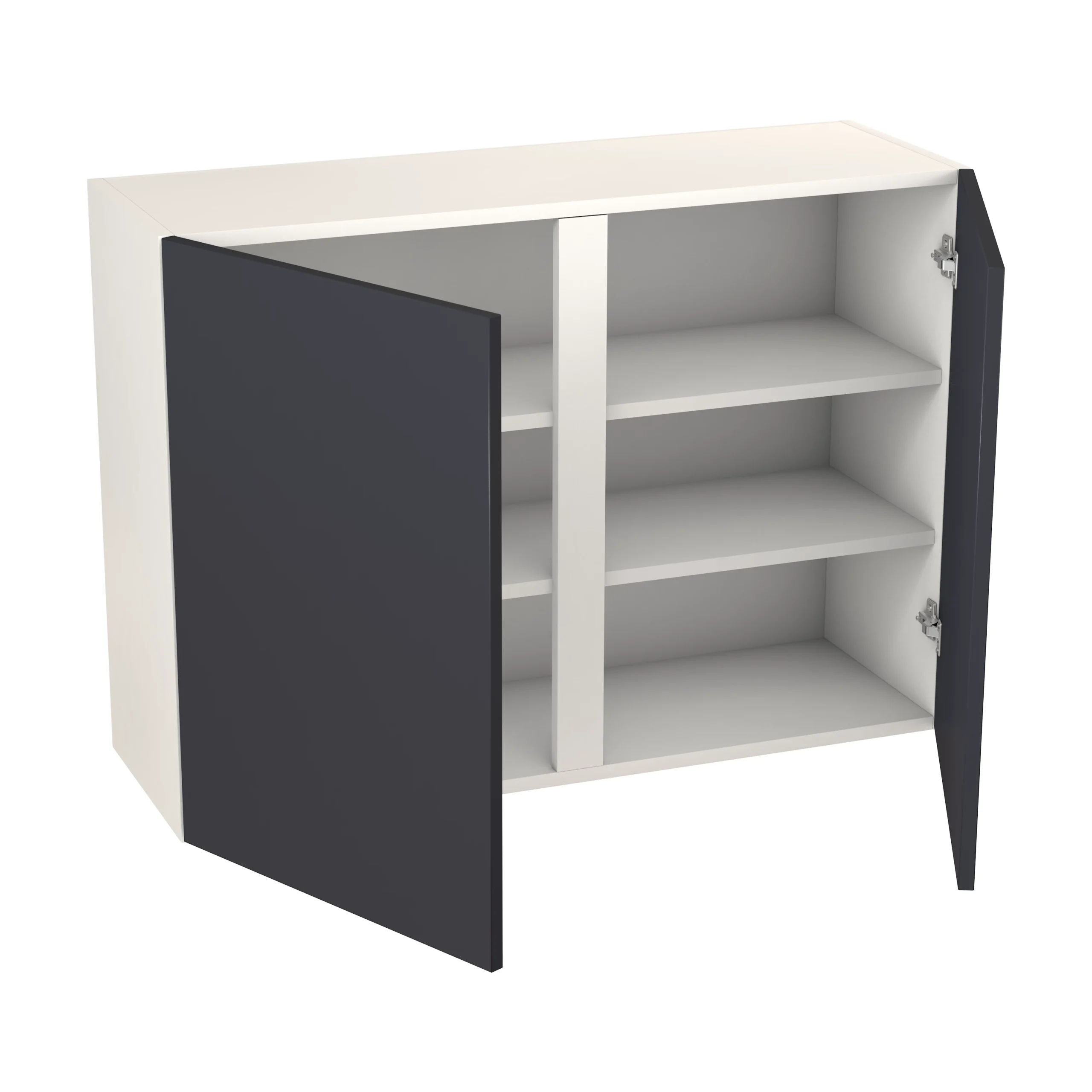 GoodHome Stevia Matt Blue Slab Wall Kitchen Cabinet (W)1000mm (H)720mm 4 GoodHome Stevia Matt Blue Slab Wall Kitchen Cabinet (W)1000mm (H)720mm - Image 2