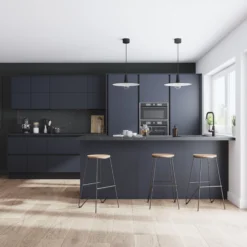 GoodHome Stevia Matt Blue Slab Wall Kitchen Cabinet (W)1000mm (H)720mm 11 GoodHome Stevia Matt Blue Slab Wall Kitchen Cabinet (W)1000mm (H)720mm -Trade point goodhome stevia matt blue slab wall kitchen cabinet w 1000mm h 720mm5059340702698 21i bq
