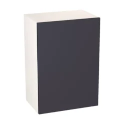 GoodHome Stevia Matt Blue Slab Wall Kitchen Cabinet (W)500mm (H)720mm