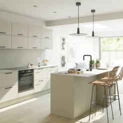 GoodHome Stevia Matt Sandstone Slab 70:30 Tall Larder Cabinet Door (W)600mm (H)1467mm (T)18mm 12 GoodHome Stevia Matt Sandstone Slab 70:30 Tall Larder Cabinet Door (W)600mm (H)1467mm (T)18mm -Trade point goodhome stevia matt sandstone slab 70 30 tall larder cabinet door w 600mm h 1467mm t 18mm5059340442747 11i