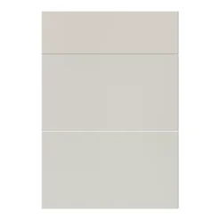 GoodHome Stevia Matt Sandstone Slab Drawer Front (W)500mm, Pack Of 3