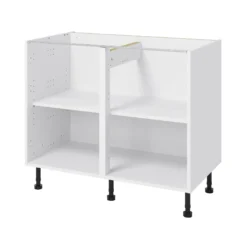 GoodHome Stevia White Base Cabinet, (W)1000mm 18 GoodHome Stevia White Base Cabinet, (W)1000mm -Trade point goodhome stevia white base cabinet w 1000mm3663602351771 20c bq