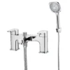 GoodHome Teesta Chrome Effect Ceramic Disk Freestanding Mixer Tap With Shower Kit 2 GoodHome Teesta Chrome Effect Ceramic Disk Freestanding Mixer Tap With Shower Kit -Trade point goodhome teesta chrome effect ceramic disk freestanding mixer tap with shower kit3663602300687 01c