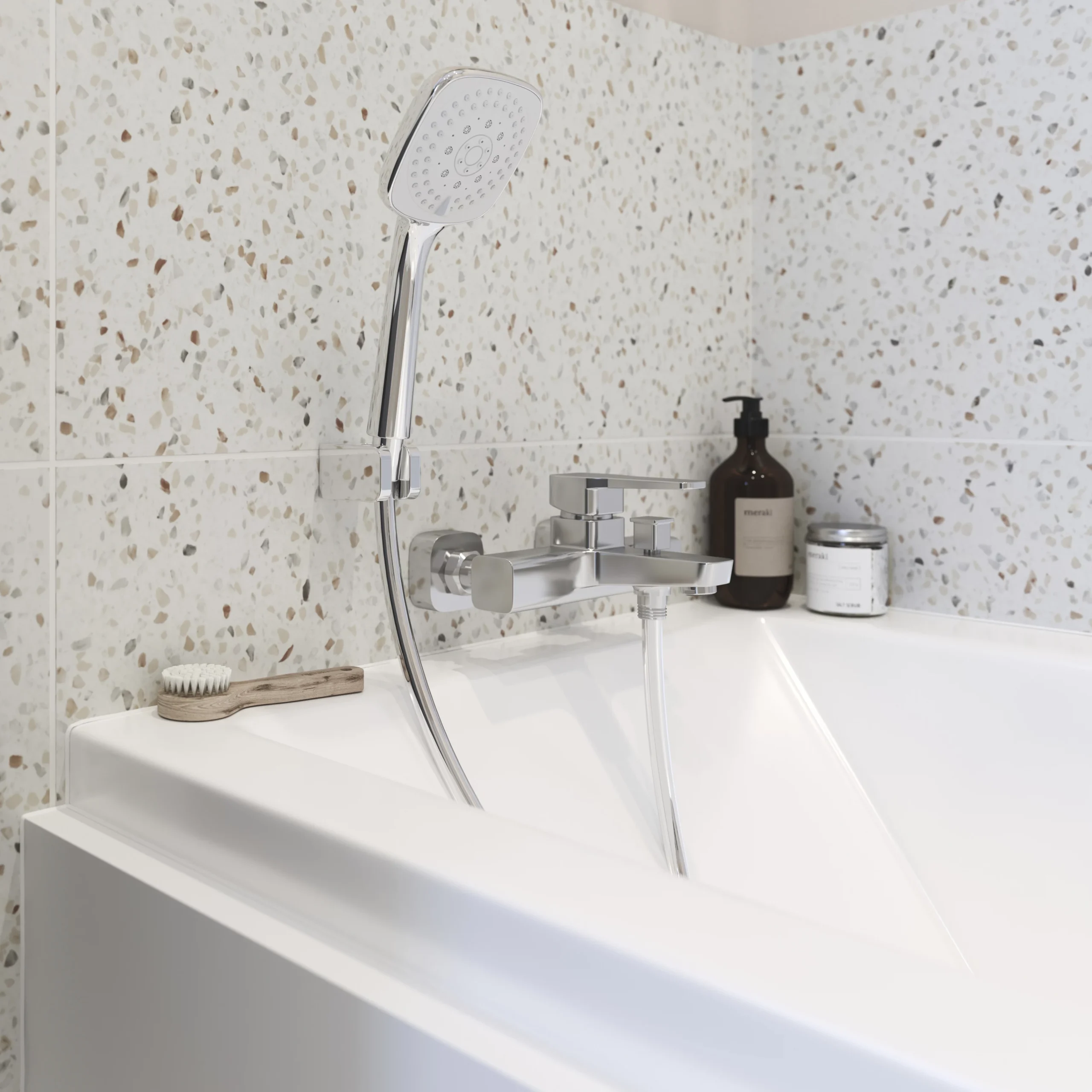 GoodHome Teesta Chrome Effect Shower Kit 6 GoodHome Teesta Chrome Effect Shower Kit - Image 4