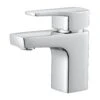 GoodHome Teesta Small Square Deck-mounted Manual Basin Mono Mixer Tap 2 GoodHome Teesta Small Square Deck-mounted Manual Basin Mono Mixer Tap -Trade point goodhome teesta small square deck mounted manual basin mono mixer tap5059340185682 01c