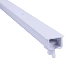 GoodHome Thira Matt White Non Extendable Single Curtain Track, (L)2m -Trade point goodhome thira matt white non extendable single curtain track l 2m3663602454762 36c bq