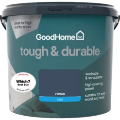 GoodHome Tough & Durable Vence Matt Emulsion Paint, 5L -Trade point goodhome tough durable vence matt emulsion paint 5l5059340273242 02c