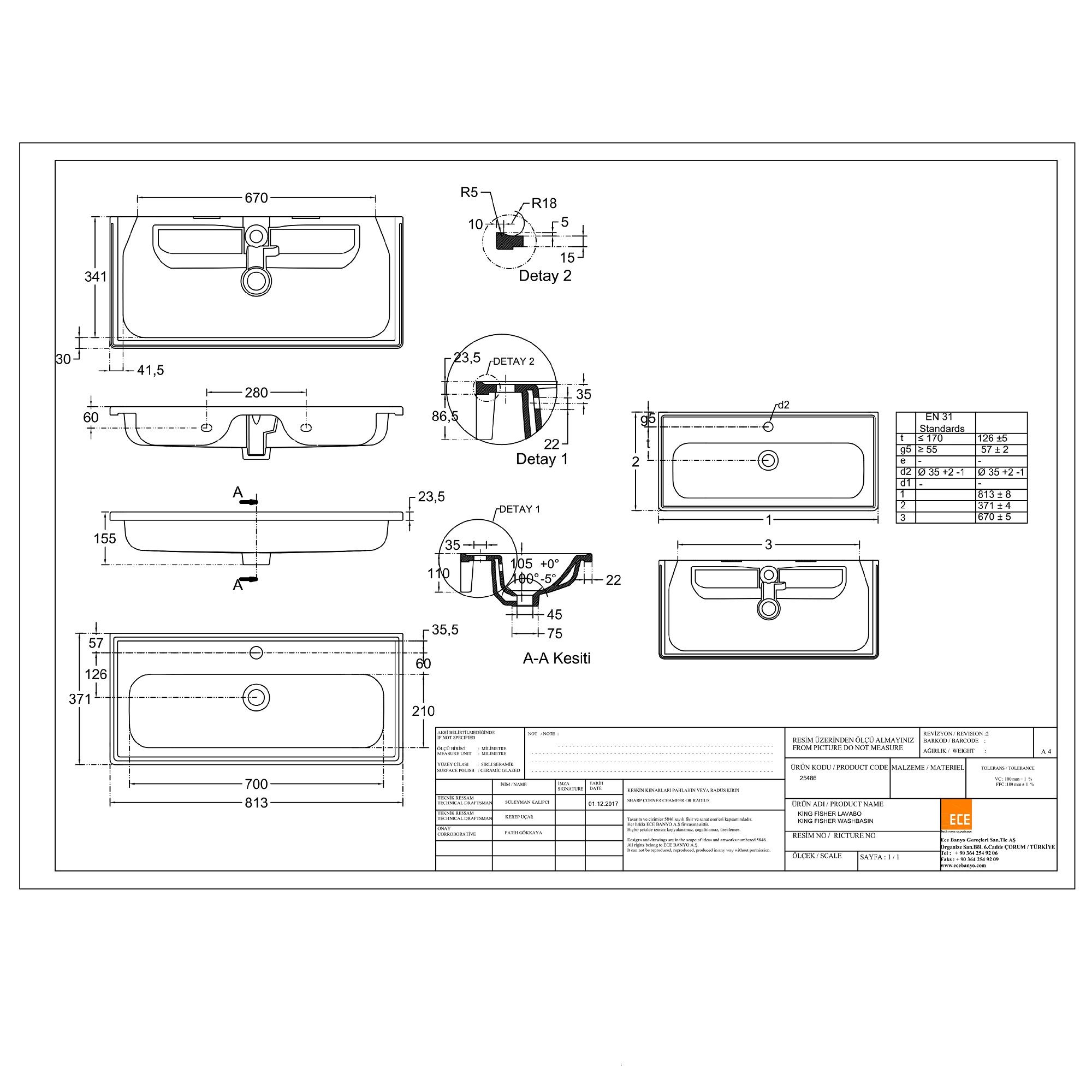GoodHome Towan White Oblong Counter-mounted Counter Top Basin (W)81.3cm 5 GoodHome Towan White Oblong Counter-mounted Counter Top Basin (W)81.3cm - Image 3