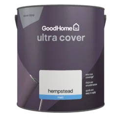GoodHome Ultra Cover Hempstead Matt Emulsion Paint, 2.5L 12 GoodHome Ultra Cover Hempstead Matt Emulsion Paint, 2.5L -Trade point goodhome ultra cover hempstead matt emulsion paint 2 5l5059340273655 02c