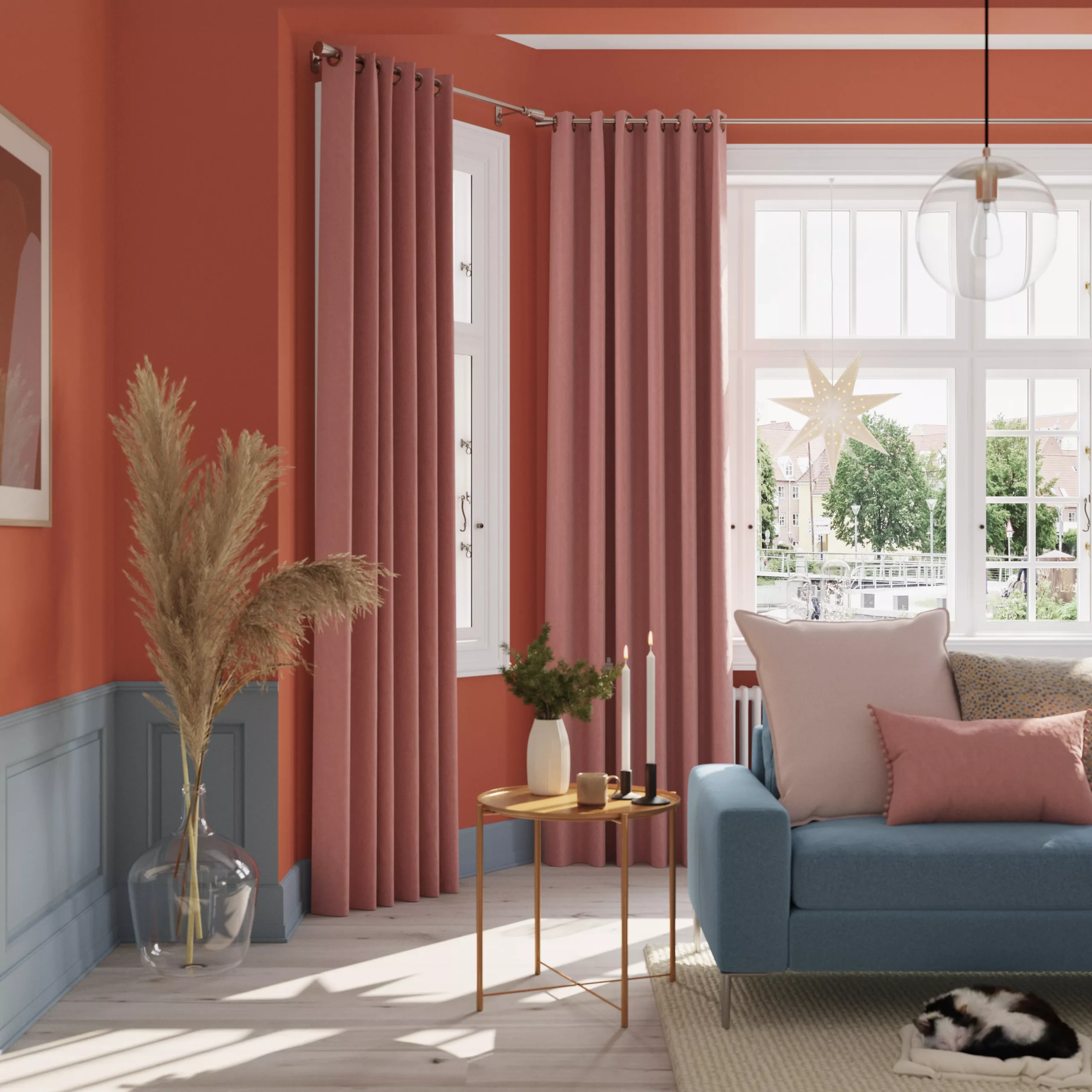 GoodHome Valgreta Pink Rectangular Indoor Cushion (L)30cm X (W)500cm 10 GoodHome Valgreta Pink Rectangular Indoor Cushion (L)30cm X (W)500cm - Image 8