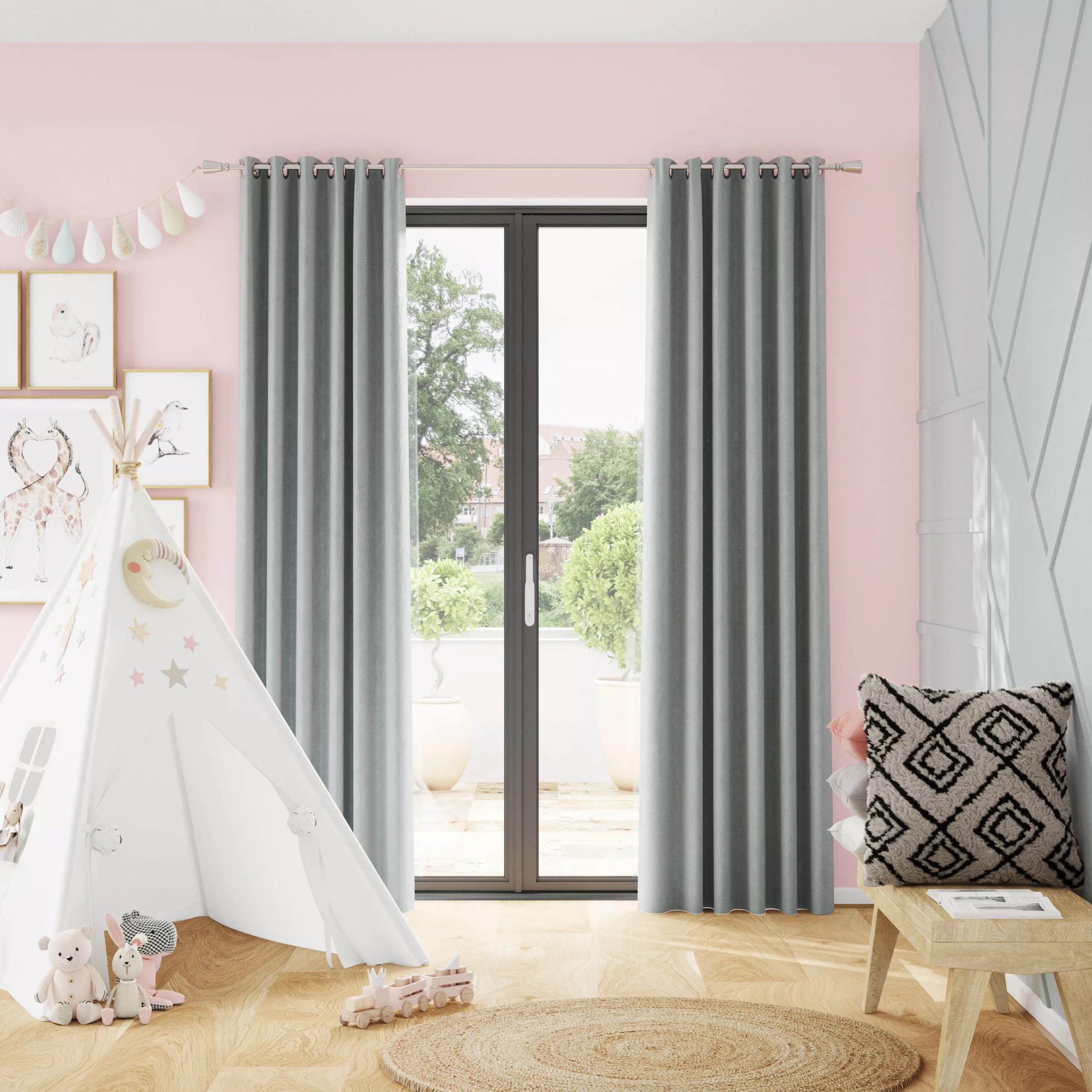 GoodHome Valgreta Pink Square Indoor Cushion (L)43cm X (W)430cm 11 GoodHome Valgreta Pink Square Indoor Cushion (L)43cm X (W)430cm - Image 9