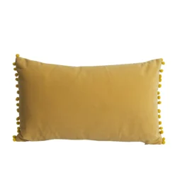 GoodHome Valgreta Yellow Rectangular Indoor Cushion (L)30cm X (W)500cm