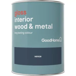 GoodHome Vence Gloss Metal & Wood Paint, 750ml 5 GoodHome Vence Gloss Metal & Wood Paint, 750ml -Trade point goodhome vence gloss metal wood paint 750ml5036581061852 02c BQ