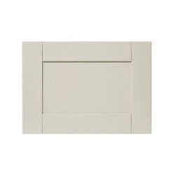 GoodHome Verbena Matt Cashmere Painted Natural Ash Shaker Drawer Front, Bridging Door & Bi Fold Door, (W)500mm (H)356mm (T)20mm