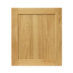 GoodHome Verbena Natural Oak Shaker Appliance Cabinet Door (W)600mm (H)687mm (T)20mm