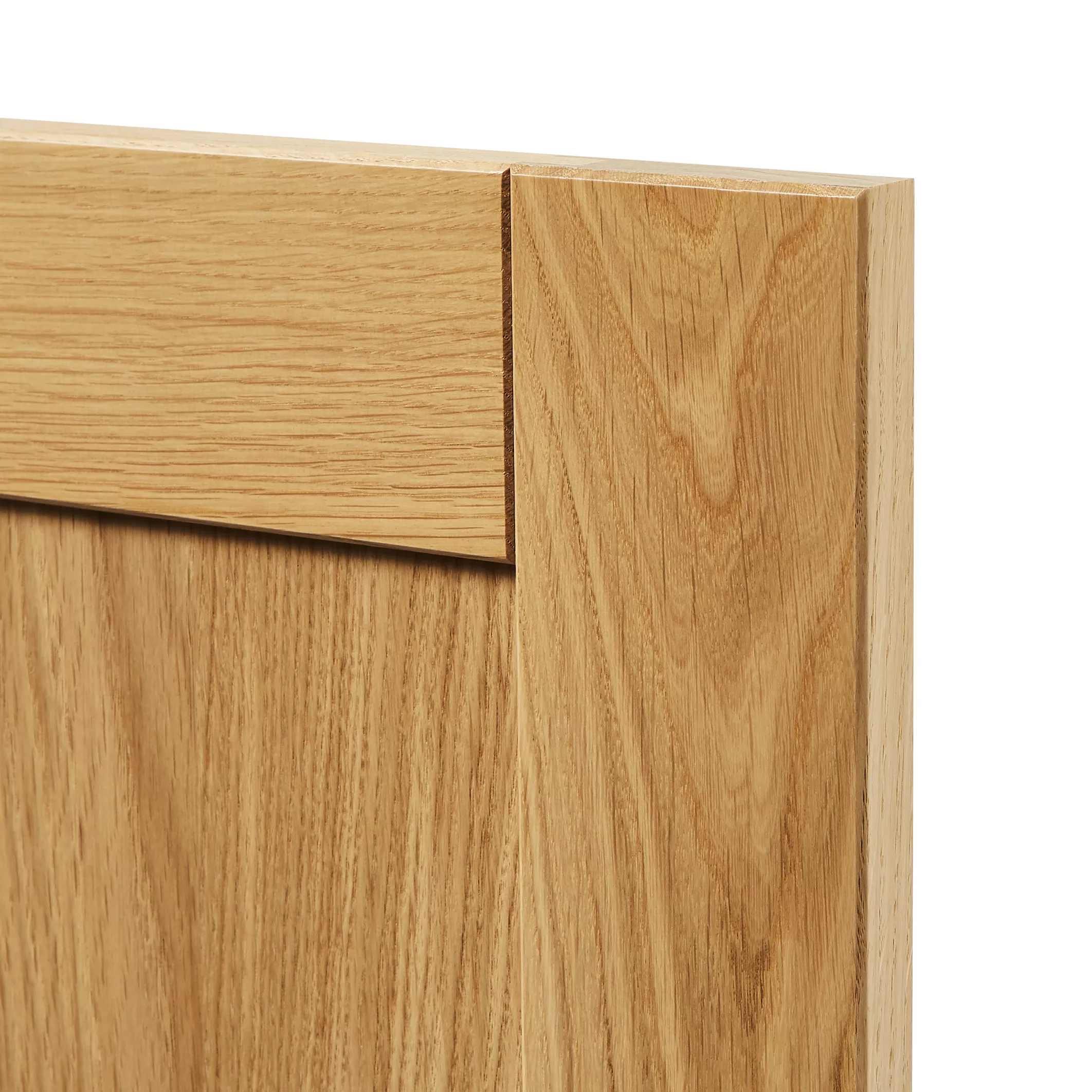GoodHome Verbena Natural Oak Shaker Appliance Cabinet Door (W)600mm (H)687mm (T)20mm 5 GoodHome Verbena Natural Oak Shaker Appliance Cabinet Door (W)600mm (H)687mm (T)20mm - Image 3
