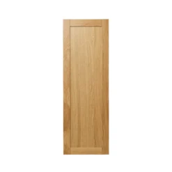 GoodHome Verbena Natural Oak Shaker Tall Larder Cabinet Door (W)500mm (H)1467mm (T)20mm