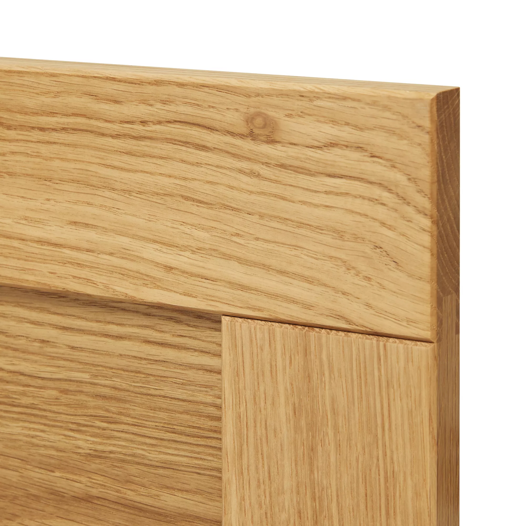 GoodHome Verbena Natural Oak Shaker Tall Larder Cabinet Door (W)500mm (H)1467mm (T)20mm 4 GoodHome Verbena Natural Oak Shaker Tall Larder Cabinet Door (W)500mm (H)1467mm (T)20mm - Image 2
