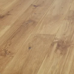 GoodHome Visby Blonde Oak Solid Wood Flooring, 1.8m² Pack -Trade point goodhome visby blonde oak solid wood flooring 1 8m pack5059340392714 36c