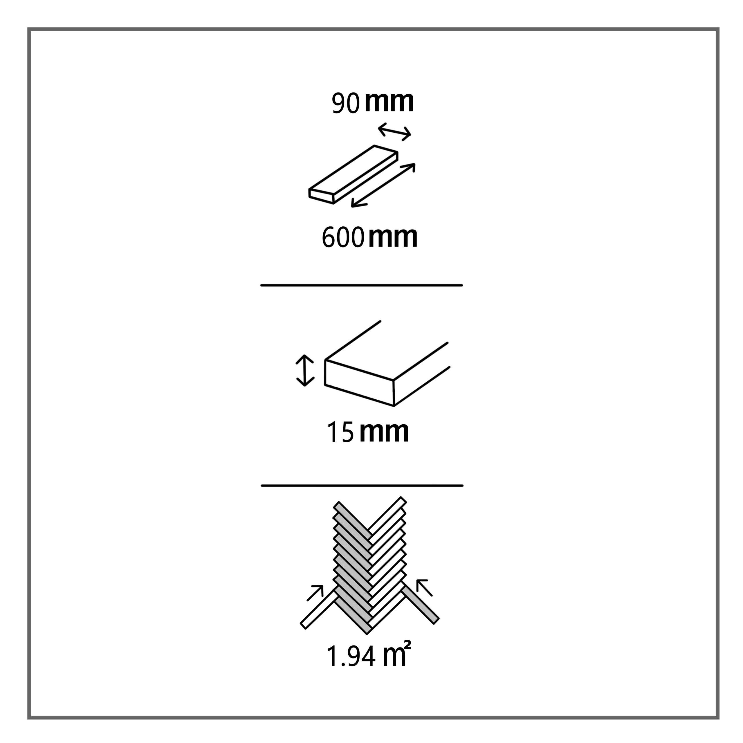 GoodHome Visby Blonde Oak Solid Wood Flooring, 1.94m² Pack Of 36 6 GoodHome Visby Blonde Oak Solid Wood Flooring, 1.94m² Pack Of 36 - Image 4