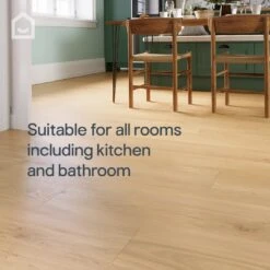 GoodHome Visby Honey Wood Effect Laminate Flooring, 1.99m² -Trade point goodhome visby honey wood effect laminate flooring 1 99m 5059340391151 kfg EN BQ