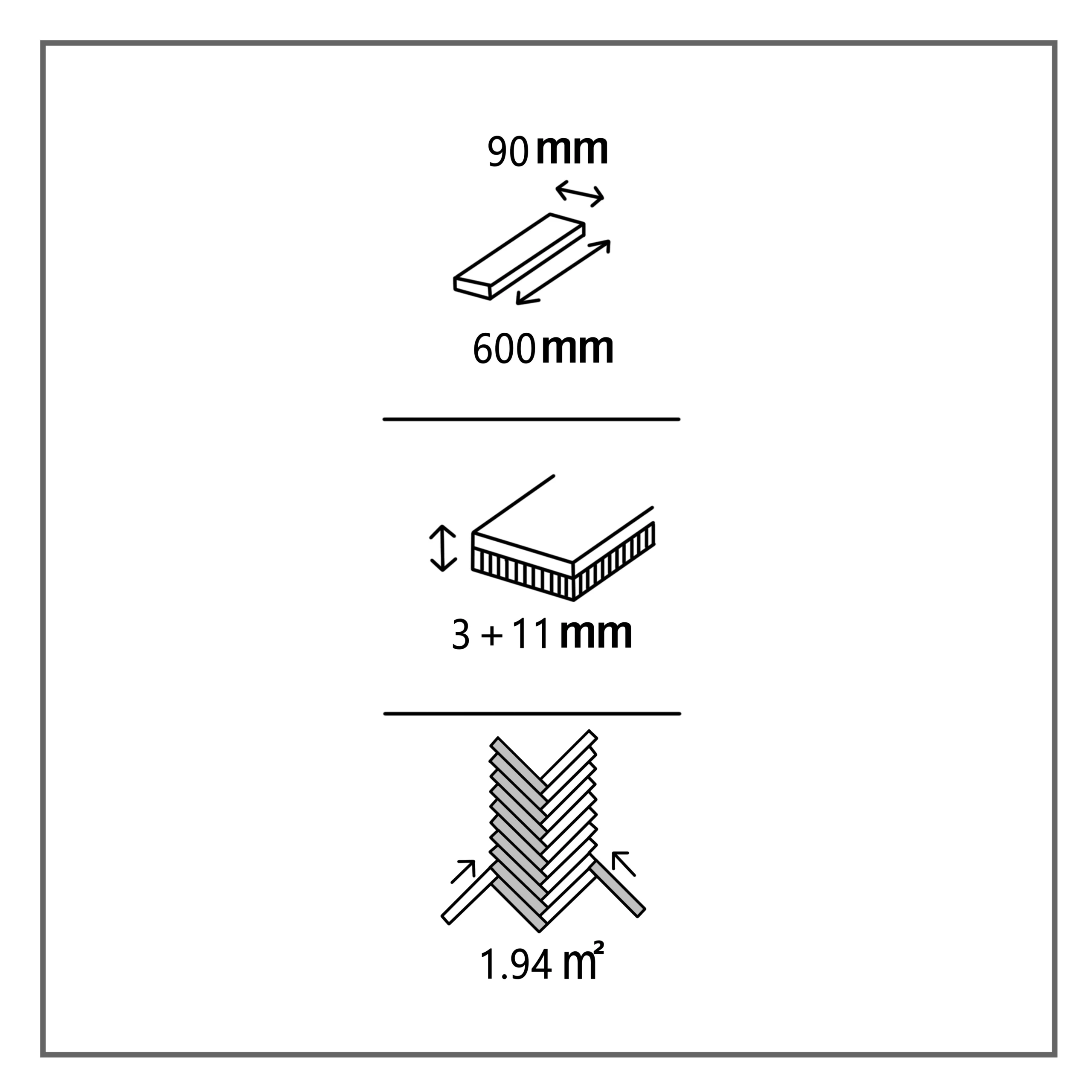 GoodHome Visby Oak Real Wood Top Layer Flooring, 1.94m² Pack Of 36 6 GoodHome Visby Oak Real Wood Top Layer Flooring, 1.94m² Pack Of 36 - Image 4