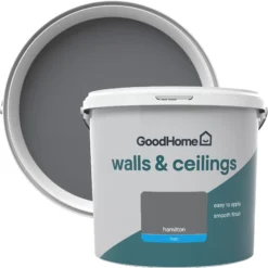 GoodHome Walls & Ceilings Hamilton Matt Emulsion Paint, 5L