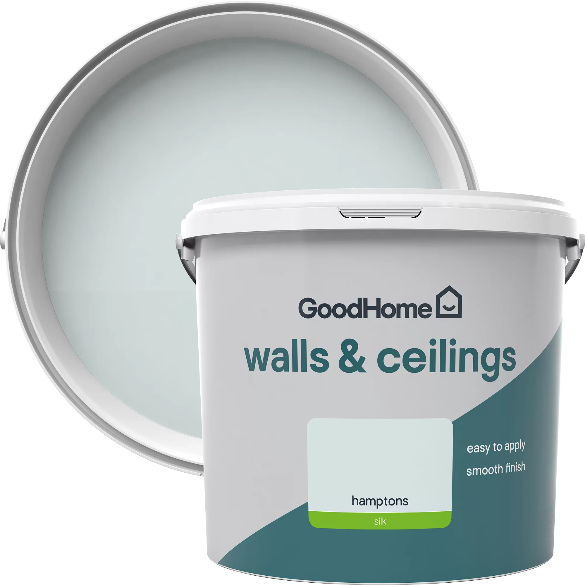 GoodHome Walls & Ceilings Hamptons Silk Emulsion Paint, 5L 3 GoodHome Walls & Ceilings Hamptons Silk Emulsion Paint, 5L