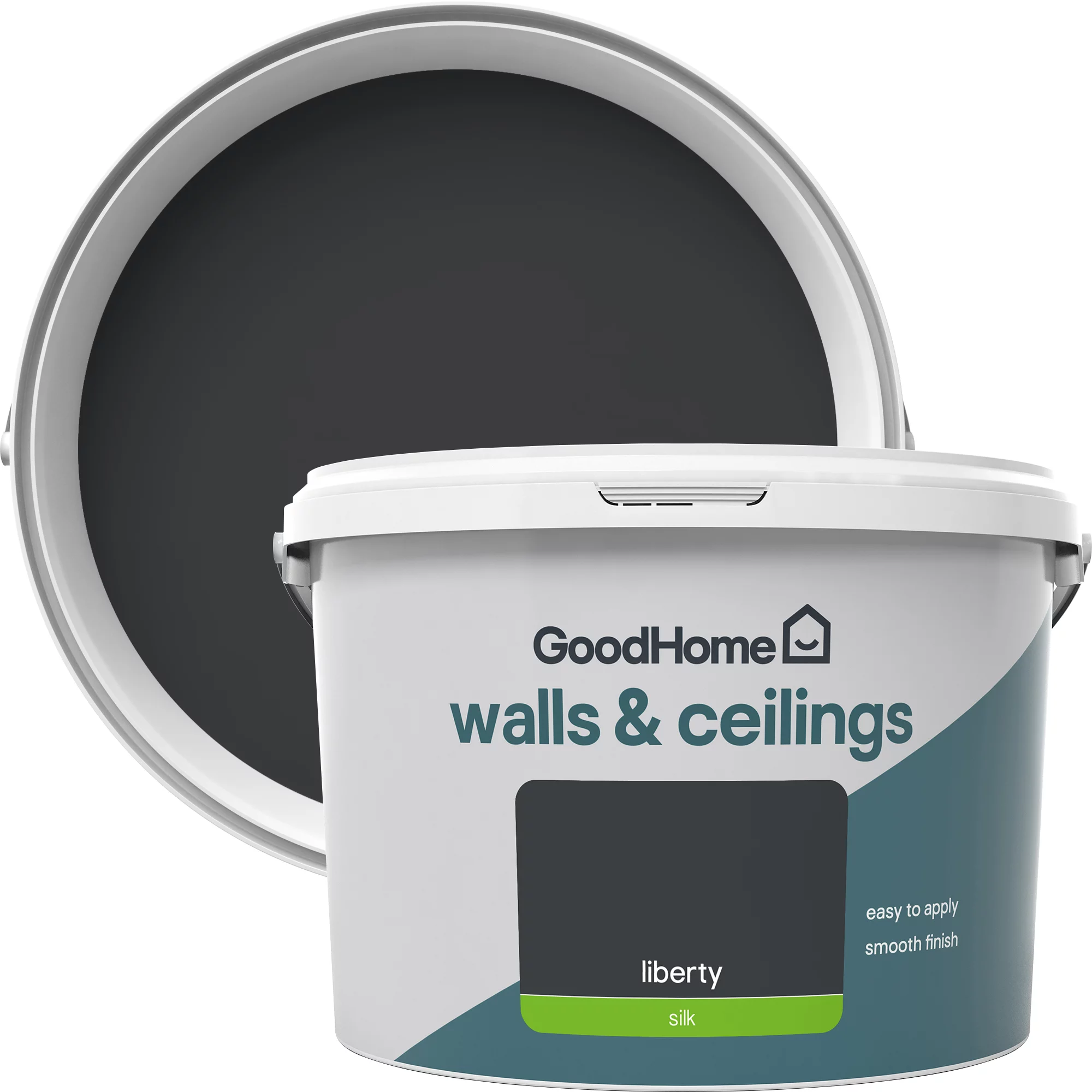 GoodHome Walls & Ceilings Liberty Silk Emulsion Paint, 2.5L 3 GoodHome Walls & Ceilings Liberty Silk Emulsion Paint, 2.5L