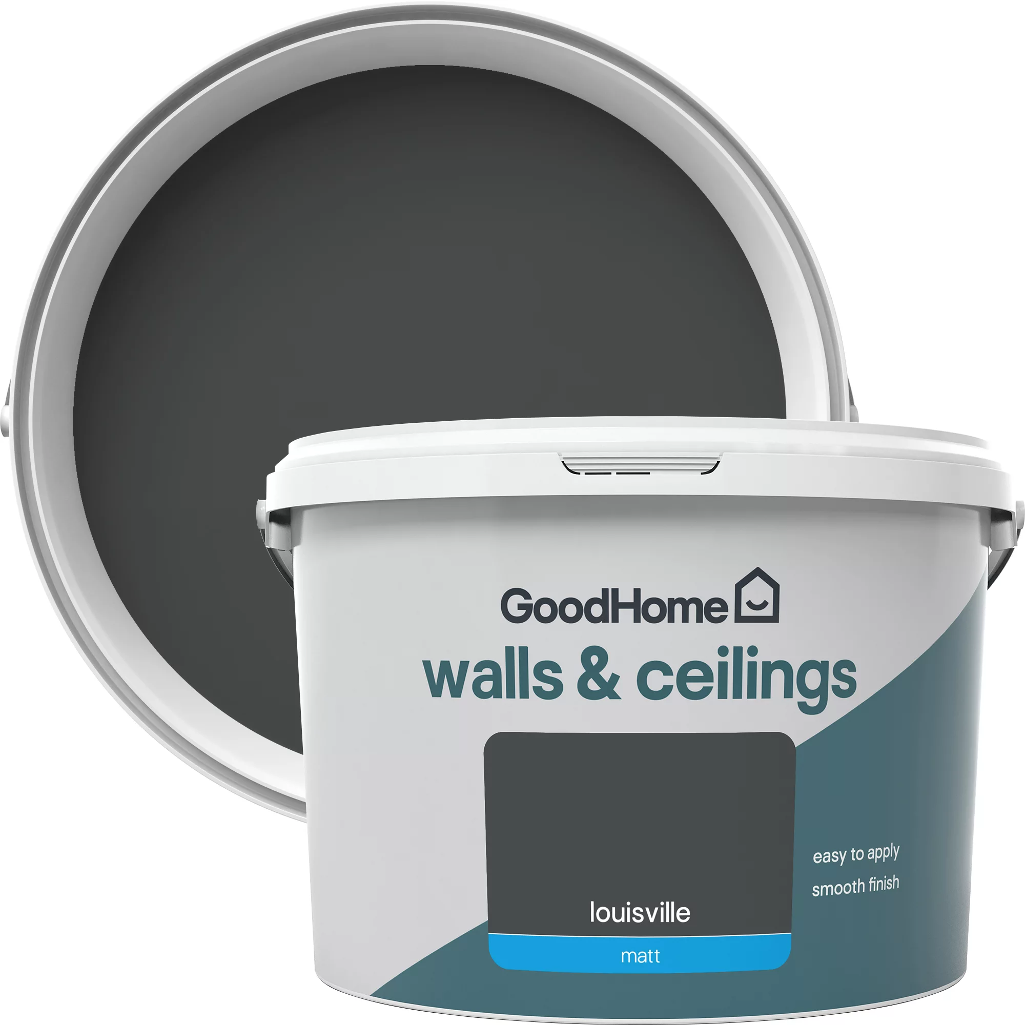 GoodHome Walls & Ceilings Louisville Matt Emulsion Paint, 2.5L 3 GoodHome Walls & Ceilings Louisville Matt Emulsion Paint, 2.5L