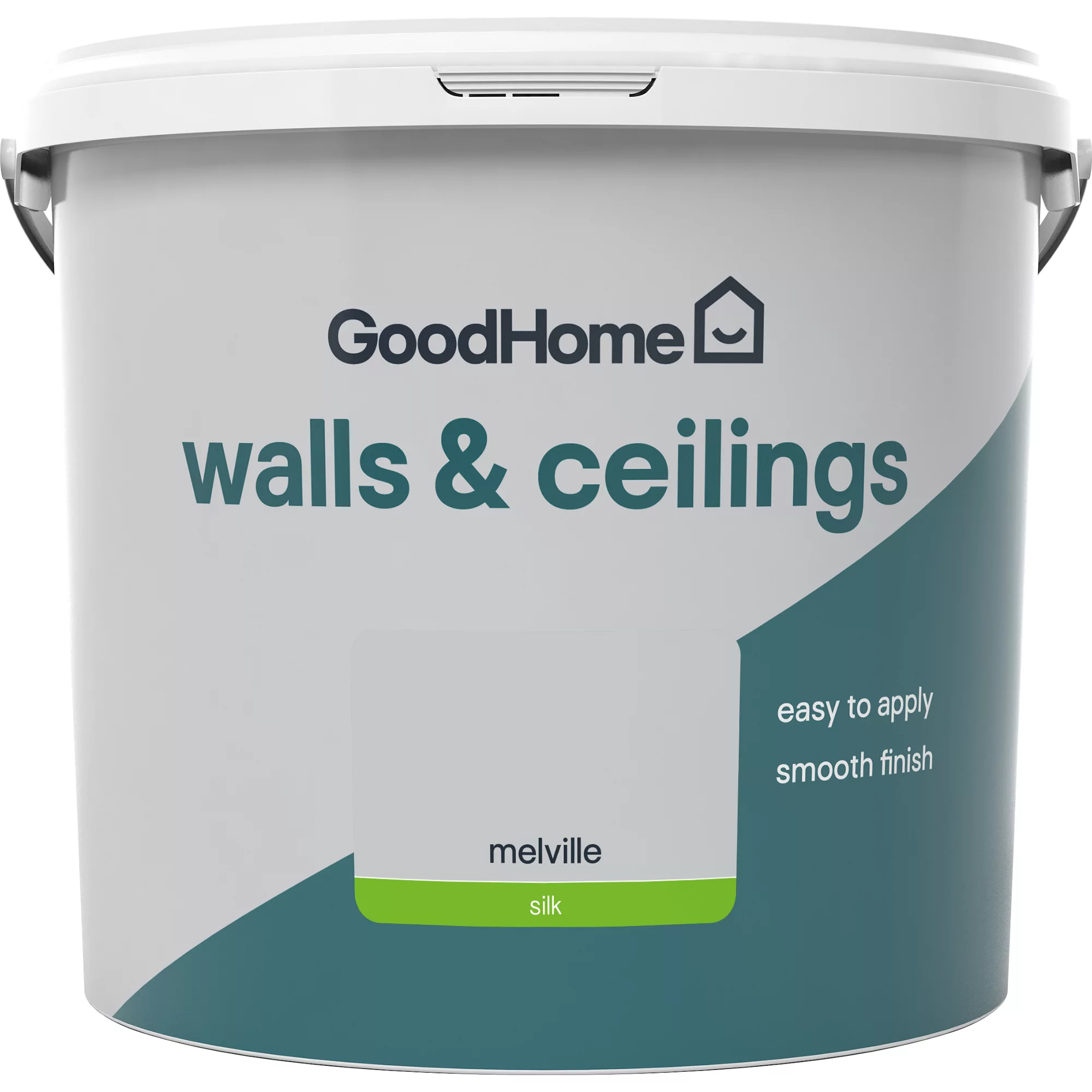 GoodHome Walls & Ceilings Melville Silk Emulsion Paint, 5L 4 GoodHome Walls & Ceilings Melville Silk Emulsion Paint, 5L - Image 2