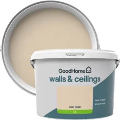 GoodHome Walls & Ceilings San Jose Silk Emulsion Paint, 2.5L