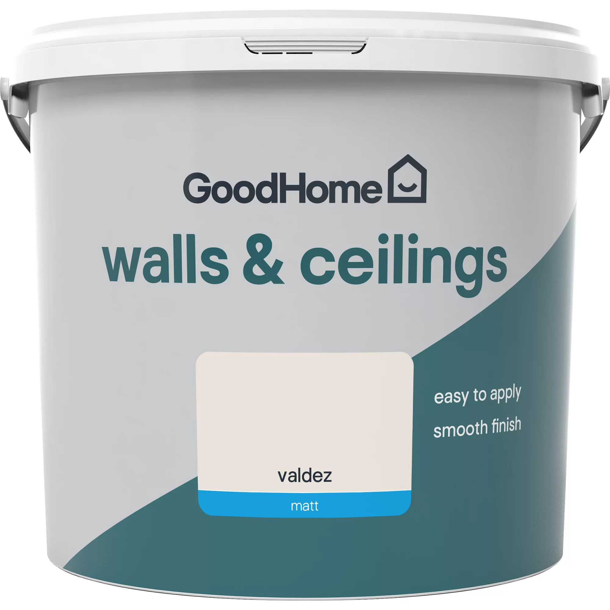 GoodHome Walls & Ceilings Valdez Matt Emulsion Paint, 5L 4 GoodHome Walls & Ceilings Valdez Matt Emulsion Paint, 5L - Image 2