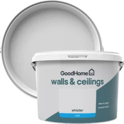 GoodHome Walls & Ceilings Whistler Matt Emulsion Paint, 2.5L