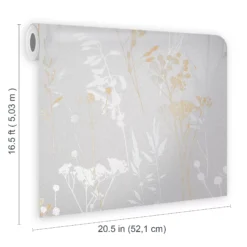 GoodHome Willot Grey Leaf Textured Wallpaper 13 GoodHome Willot Grey Leaf Textured Wallpaper -Trade point goodhome willot grey leaf textured wallpaper5059340410197 02t