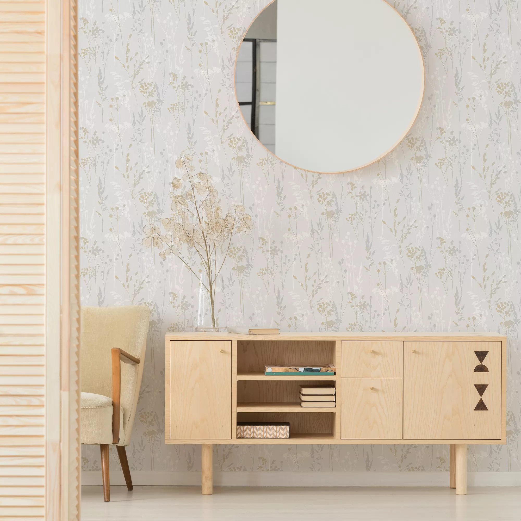 GoodHome Willot Grey Leaf Textured Wallpaper 6 GoodHome Willot Grey Leaf Textured Wallpaper - Image 4