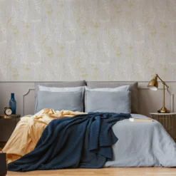 GoodHome Willot Grey Leaf Textured Wallpaper 12 GoodHome Willot Grey Leaf Textured Wallpaper -Trade point goodhome willot grey leaf textured wallpaper5059340410197 21i