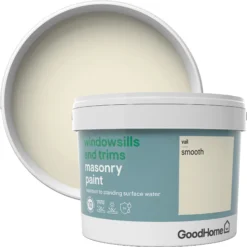 GoodHome Windowsills & Trims Vail Smooth Matt Masonry Paint, 2.5L 10 GoodHome Windowsills & Trims Vail Smooth Matt Masonry Paint, 2.5L -Trade point goodhome windowsills trims vail smooth matt masonry paint 2 5l3663602520726 37c