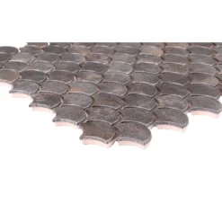 Kiwana Brown Concrete Effect Aluminium Mosaic Tile Sheet, (L)285mm (W)296mm 9 Kiwana Brown Concrete Effect Aluminium Mosaic Tile Sheet, (L)285mm (W)296mm -Trade point kiwana brown concrete effect aluminium mosaic tile sheet l 285mm w 296mm5057741336818 36c