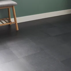 Slate Tile Stone Effect Self Adhesive Vinyl Tile, Pack Of 13 -Trade point slate tile stone effect self adhesive vinyl tile pack of 133663602563266 02i