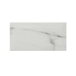 Trentie White Gloss Marble Effect Ceramic Wall Tile, Pack Of 48, (L)200mm (W)100mm -Trade point trentie white gloss marble effect ceramic wall tile pack of 48 l 200mm w 100mm5057741305555 22c