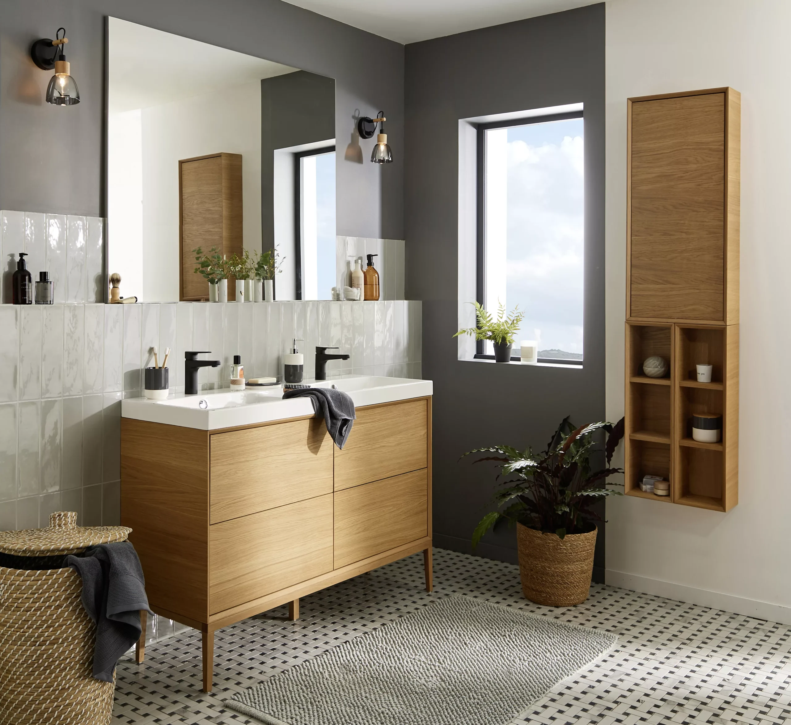 Vernisse Nimbus Cloud Gloss Plain Ceramic Wall Tile, Pack Of 80, (L)150mm (W)75.4mm 10 Vernisse Nimbus Cloud Gloss Plain Ceramic Wall Tile, Pack Of 80, (L)150mm (W)75.4mm - Image 8