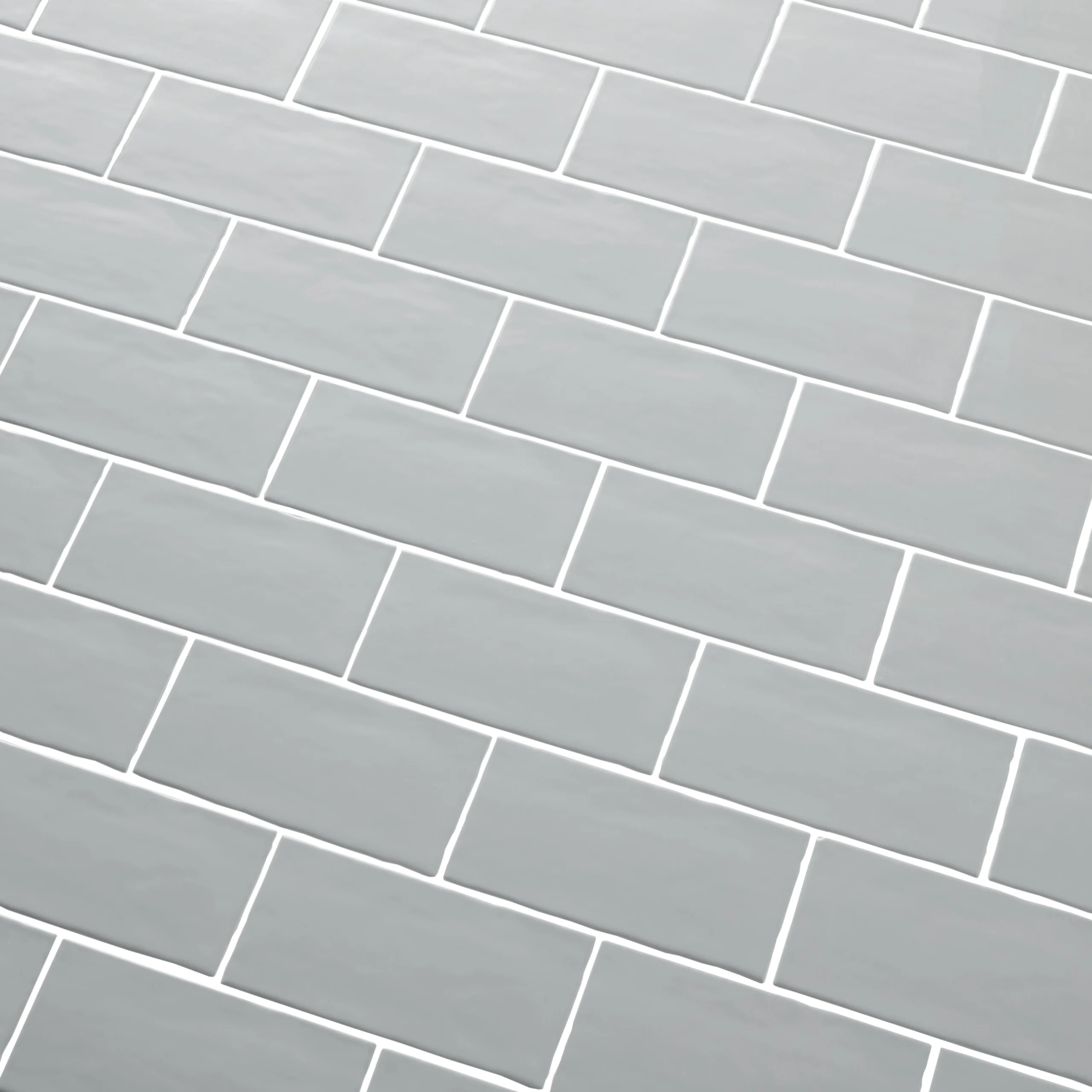 Vernisse Nimbus Cloud Gloss Plain Ceramic Wall Tile, Pack Of 80, (L)150mm (W)75.4mm 7 Vernisse Nimbus Cloud Gloss Plain Ceramic Wall Tile, Pack Of 80, (L)150mm (W)75.4mm - Image 5