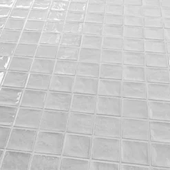 Vernisse Nimbus Cloud Gloss Plain Ceramic Wall Tile, Pack Of 84, (L)100mm (W)100mm