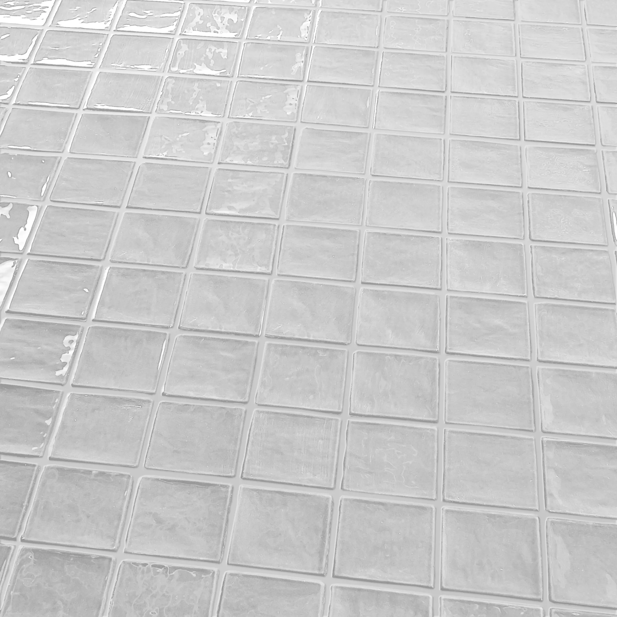 Vernisse Nimbus Cloud Gloss Plain Ceramic Wall Tile, Pack Of 84, (L)100mm (W)100mm 3 Vernisse Nimbus Cloud Gloss Plain Ceramic Wall Tile, Pack Of 84, (L)100mm (W)100mm