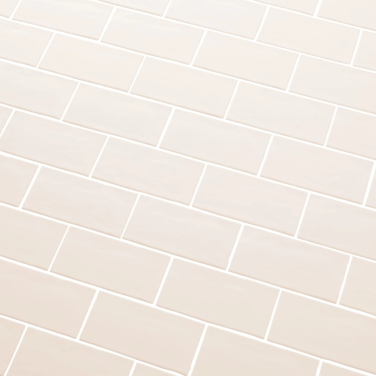 Vernisse Off White Gloss Plain Ceramic Wall Tile, Pack Of 80, (L)150mm (W)75.4mm 7 Vernisse Off White Gloss Plain Ceramic Wall Tile, Pack Of 80, (L)150mm (W)75.4mm - Image 5