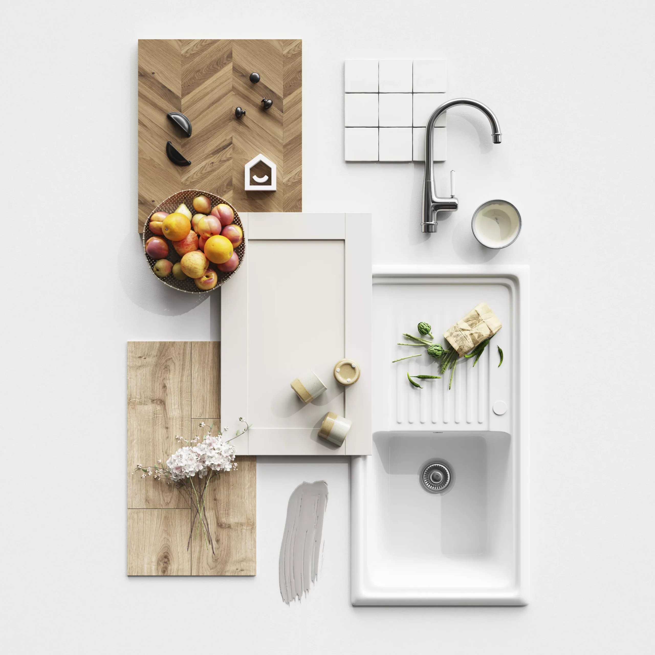 Vernisse Off White Gloss Plain Ceramic Wall Tile, Pack Of 84, (L)100mm (W)100mm 9 Vernisse Off White Gloss Plain Ceramic Wall Tile, Pack Of 84, (L)100mm (W)100mm - Image 7