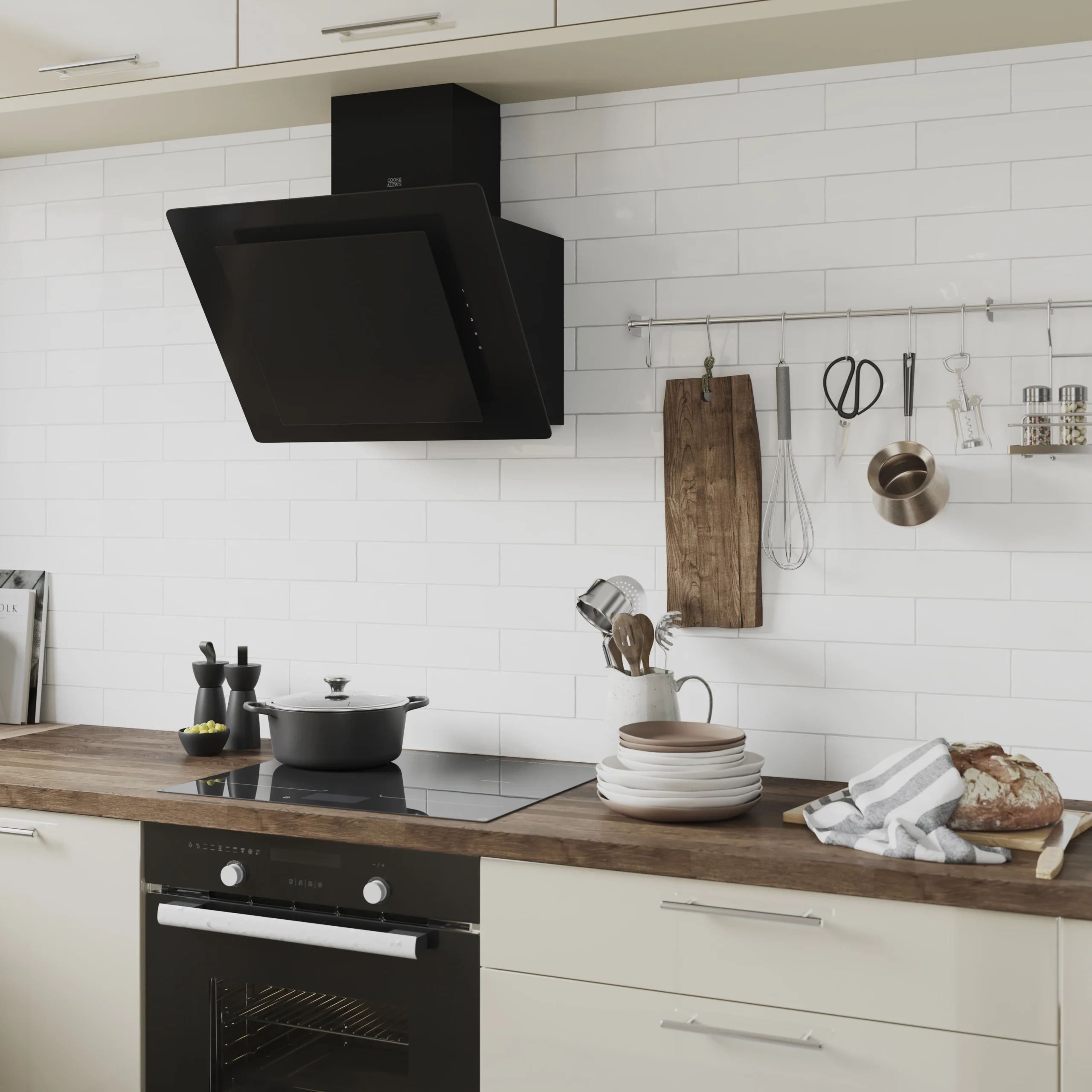 Vernisse White Gloss Plain Ceramic Wall Tile, Pack Of 41, (L)301mm (W)75.4mm 8 Vernisse White Gloss Plain Ceramic Wall Tile, Pack Of 41, (L)301mm (W)75.4mm - Image 6