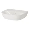 Vitra Malo White D-shaped Wall-mounted Cloakroom Basin (W)44.5cm -Trade point vitra malo white d shaped wall mounted cloakroom basin w 44 5cm5059340223698 01c